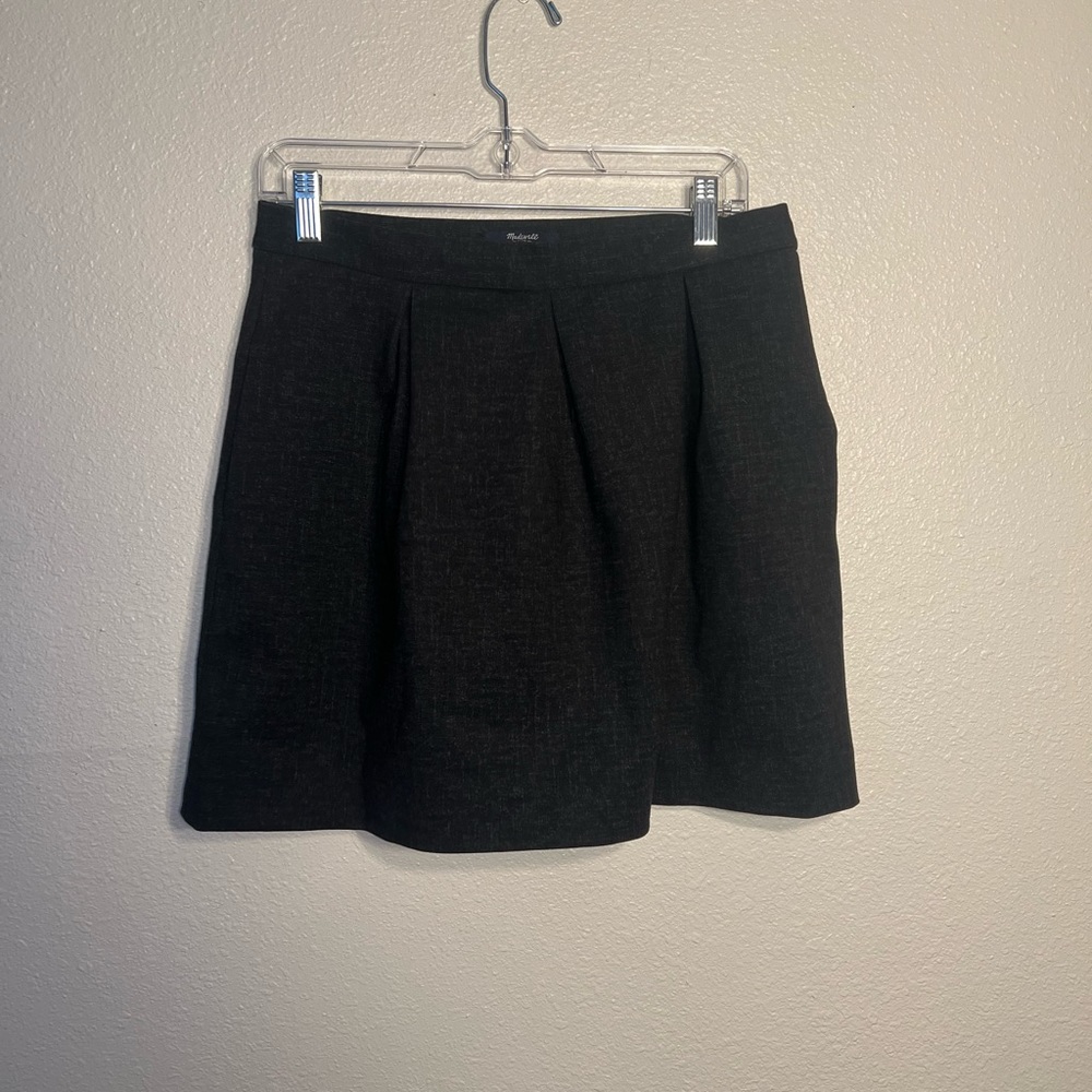 Madewell pleated a line skirt